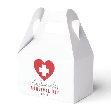 Bachelorette Survival Kit Personalized Favor Boxes