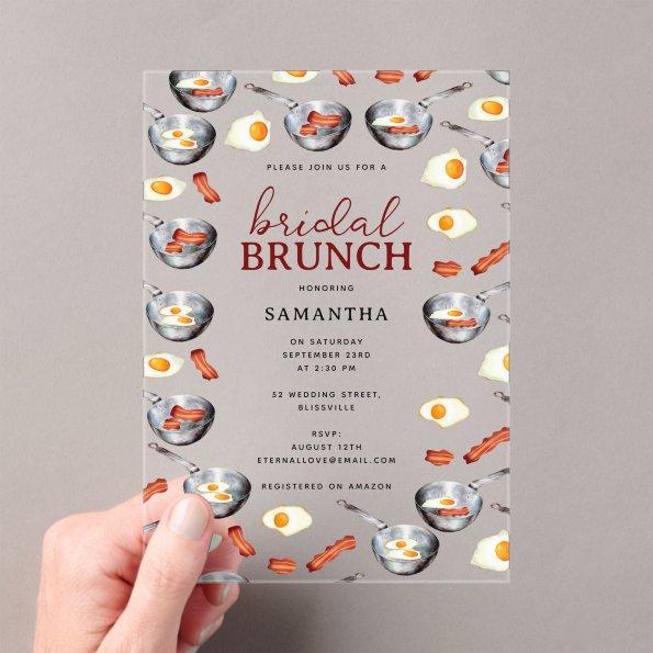 Bacon & Eggs Breakfast Brunch  Acrylic