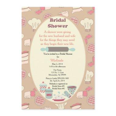 Baking Bridal Shower Invitations