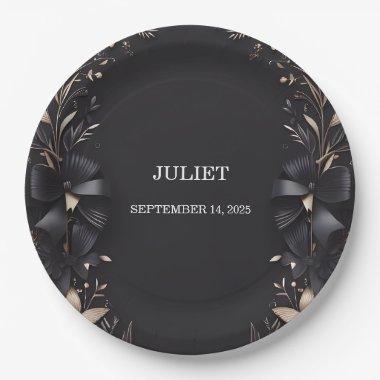 Banners Bows Satin Ribbon Cutting  Paper Plates