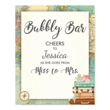 Bar sign Travel  Miss to Mrs Mimosa