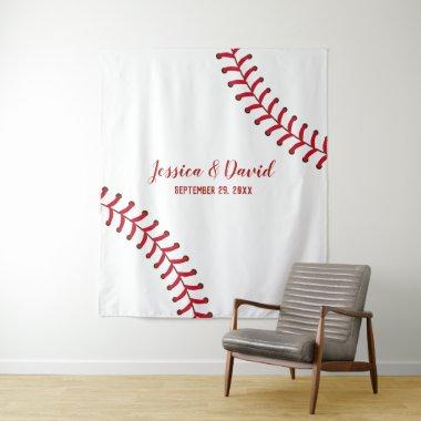 Baseball Sports Theme Wedding Backdrops