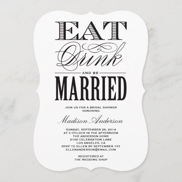 Be Married | Bridal Shower Invitations