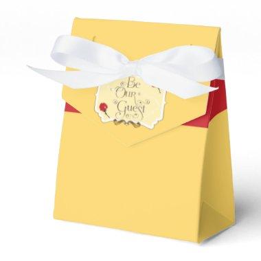 BE OUR GUEST Red Rose Birthday Party Favor Boxes