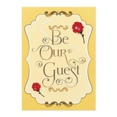 BE OUR GUEST Red Roses Elegant Event Party