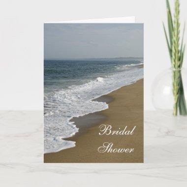 Beach and Ocean Bridal Shower Invitations