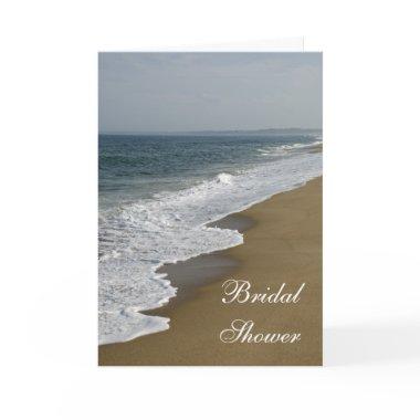 Beach and Ocean Bridal Shower Invitations