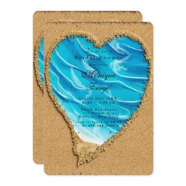 Beach and Sand Heart