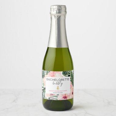 Beach Bachelorette Bubbly Sparkling Wine Label