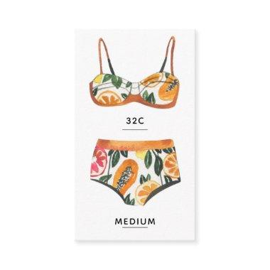 Beach Bachelorette Lingerie Insert Card