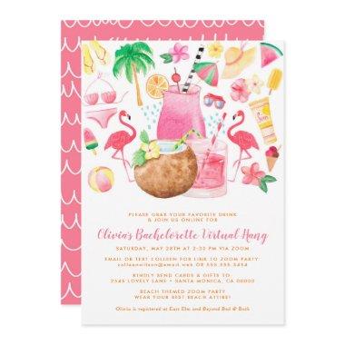 Beach Bachelorette Party Invitations