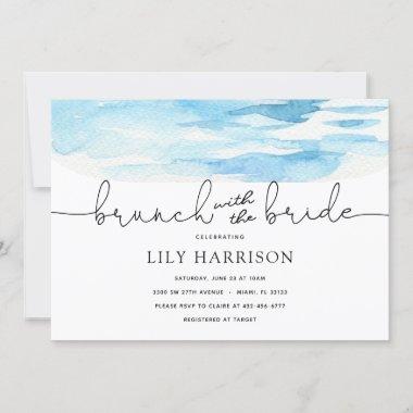 Beach Brunch with the Bride Shower Invitations