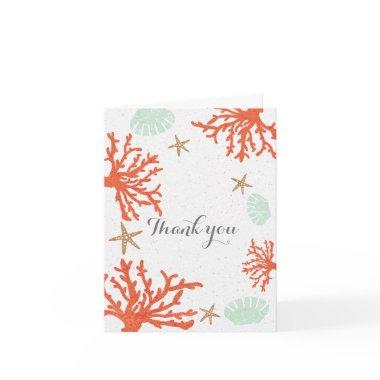 Beach Coral Reef Sea Shell Starfish Thank You
