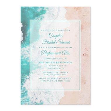 Beach Ocean Tropical Teal White