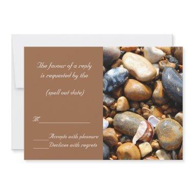 beach pebbles rsvp