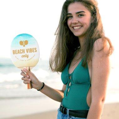 Beach ping pong paddle
