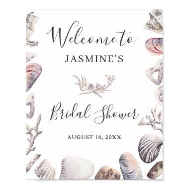 Beach Sea Shell and Coral -  Sign