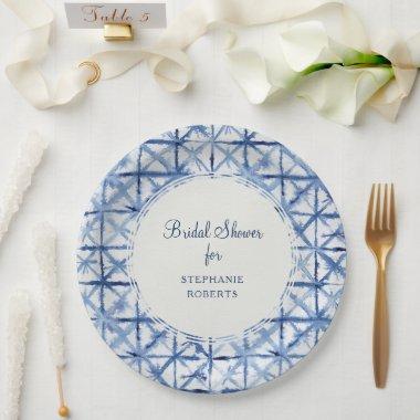Beach Seaside Coast Navy Blue White  Paper Plates