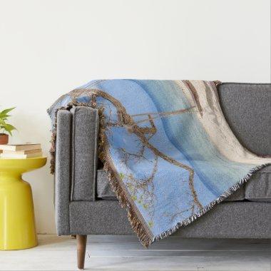 Beach Swing Throw Blanket
