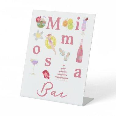 Beach Tropical Mimosa Bar Sign for