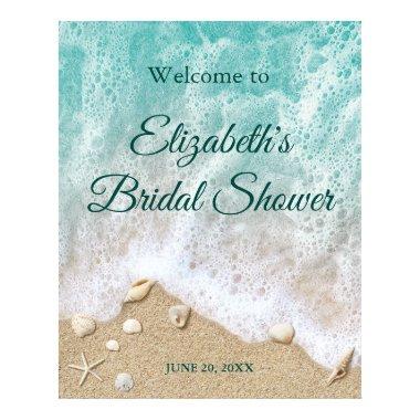 Beach Waves Bridal Shower Poster