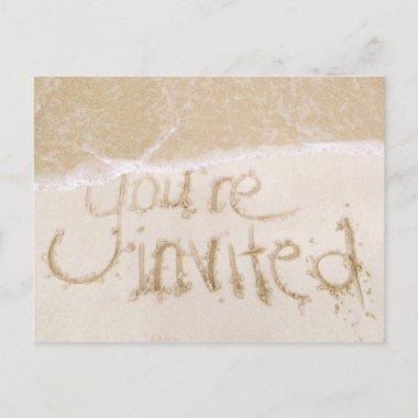 Beach Wedding Bridal Shower Invitation--Sand & Sea Invitation PostInvitations
