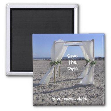 Beach Wedding Save the Date Magnet