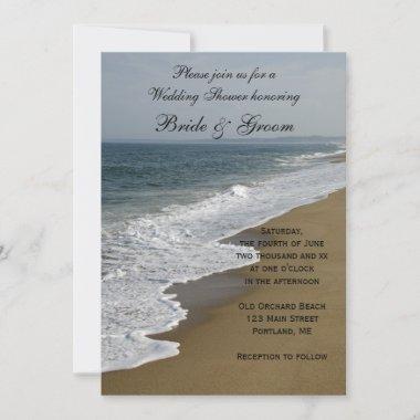 Beach Wedding Shower Invitations