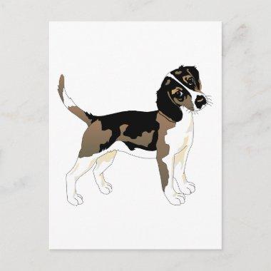Beagle Dog Pet Animals Peace Love PostInvitations