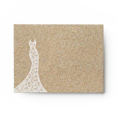 Beautiful Beach Thank You  Envelope
