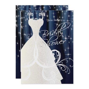 Beautiful Blue  with Sparkling Stars