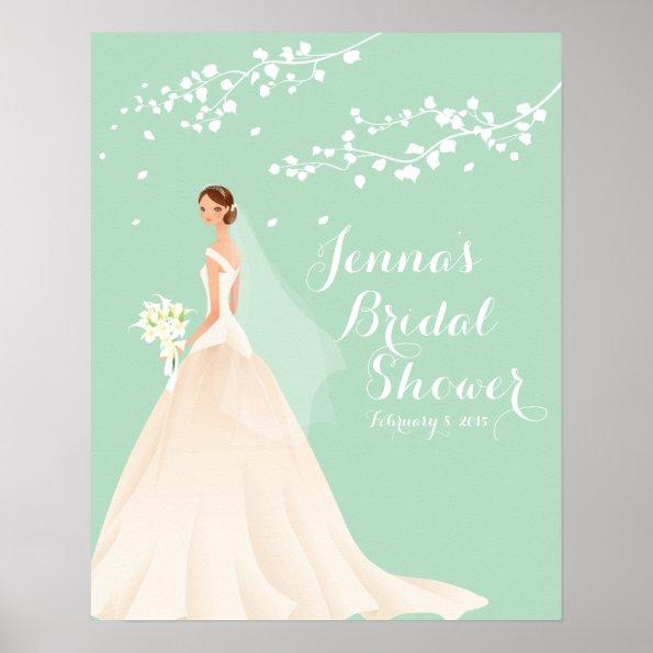 Beautiful Bride Bridal Shower Poster