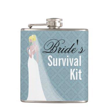 Beautiful Bride Survival Kit Hip Flask