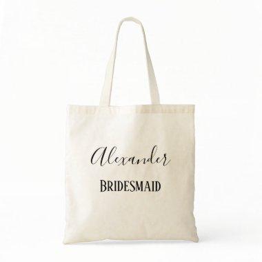 Beautiful Bridesmaid Token Tote Bag
