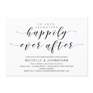 Beautiful Elegance, Black Script, Rehearsal Dinner