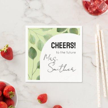 Beautiful greenery eucalyptus leaves  napkins