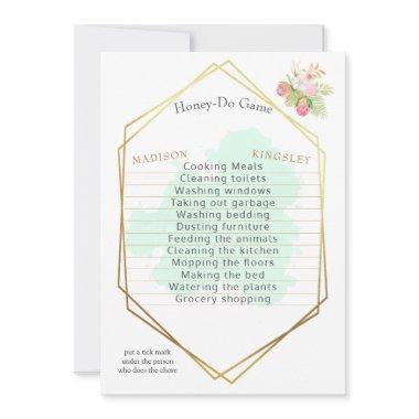 Beautiful Lime Green 💚 Boho Honey-Do Game