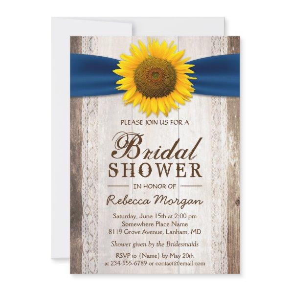 Beautiful Rustic Sunflower Ribbon