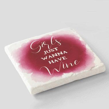 Beautiful Wine Lover - Stone Coaster