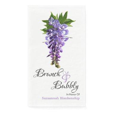 Beautiful Wisteria Brunch Bubbly  Paper Guest Towels
