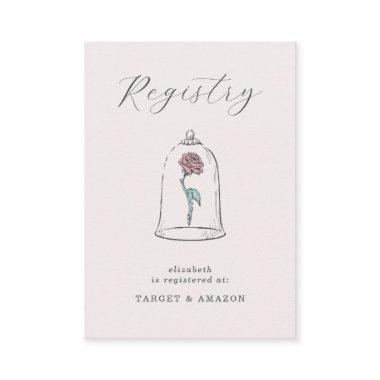 Beauty & the Beast  Registry Insert