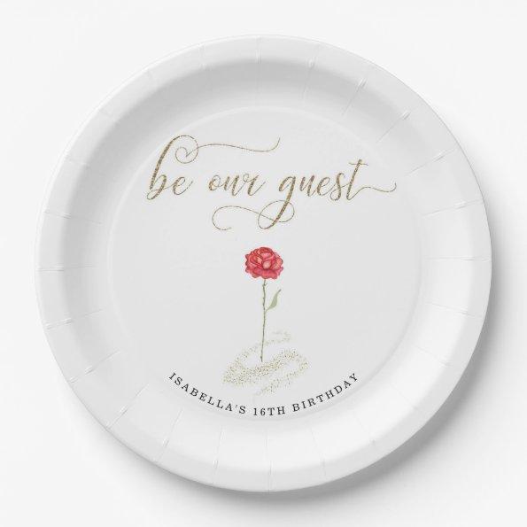 Beauty & the Beast Paper Napkins Paper Plates