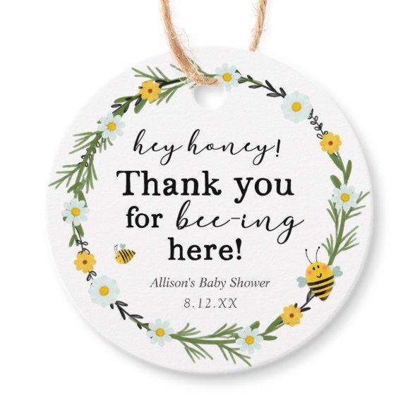 Bee Baby Shower Favor Tags