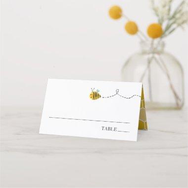 Bee Baby Shower Place Invitations