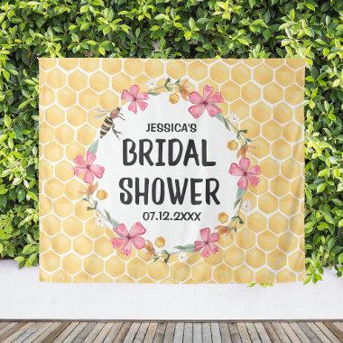 Bee Bridal Shower Backdrop Bride To Bee Custom