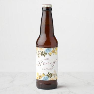 Bee Bridal Shower Beer Bottle Label