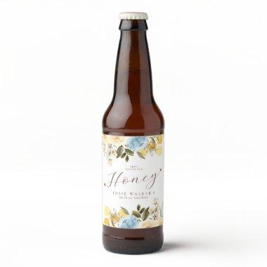 Bee Bridal Shower Beer Bottle Label