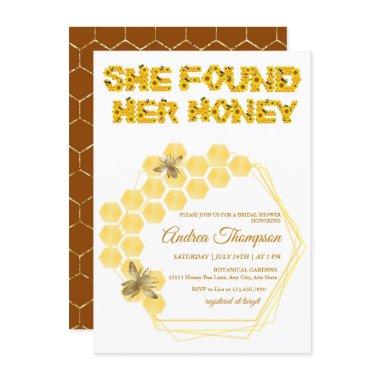 Bee Bridal Shower Invitations | She Found Her Honey