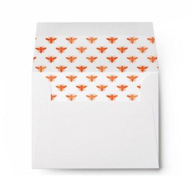 Bee  rose gold honey bees Envelope