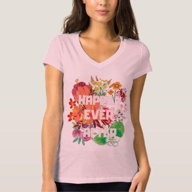 Bee Bridal shower yellow florals party T-Shirt